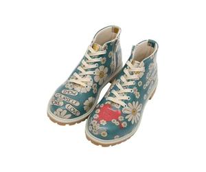 DOGO Women Vegan Leather Multicolor Ankle Boots - Show Yourself More Love Design