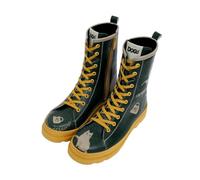 DOGO Women Vegan Leather Multicolor Long Boots - I Do What I Want Design