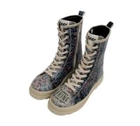 DOGO Women Vegan Leather Multicolor Long Boots - Promise You Design
