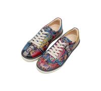 DOGO Zapatillas veganas transpirables multicolor para mujer, Frida Kahlo en Cartas, 41 EU