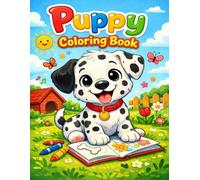 Dogs Coloring Book for Kids: Cute and Fun Puppies for Boys and Girls Ages 4-8