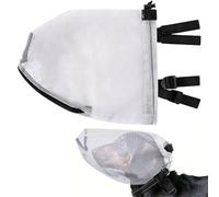 Dogs Face Cover, Portable Mesh Shield, 11,81 x 8,27 x 7,87 pulgadas Zippered Pet Protector, Transpirable Net Supplies for Head Coverage During Beach Climbing Adventures Hunting and Thorny Areas