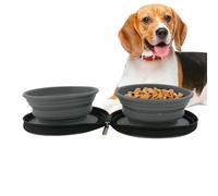 Dogs Food - Tazón De Silicona Plegable Portátil, Tazón De Viaje Tazón Para Perros Grande | Tazón De Perros Plegable Con Un Gancho De Carabinas, Tazón Para Salvar El Espacio Para Agua Y Viaje De Comida