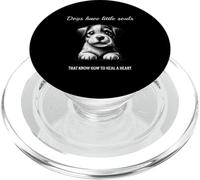 Dogs Have Little Souls That Know How to Heal a Heal Heart PopSockets PopGrip para MagSafe
