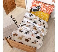 Dogs Juego nórdico 2 piezas 180x220 cm (Cama 105)
