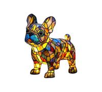 Dogs Lamps, Stained Glass Lamps, Dog Series Art Table Night Light