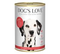 Dog'S Love | Alimento Húmedo para Perros | Variedad Latas | 18 x 400 Gr | Sin Cereales ni aditivos Artificiales (18x400Gr, Carne de Vacuno)