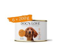 DOG'S LOVE Classic Pavo, 6 Unidades (6 x 200 g)
