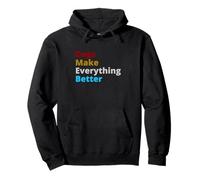Dogs Make Everything Better Quote Sudadera con Capucha