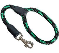 Dogs My Love 18-inch Dog Rope Leash Short X-Large (Green/Black) by Dogs My Love