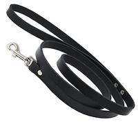 Dogs My Love Correa clásica de Piel auténtica para Perro, 10 m de Largo, 9 tamaños