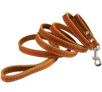 Dogs My Love - Correa clásica para perro de piel gruesa de 1/2 de ancho, 6 pies, razas pequeñas