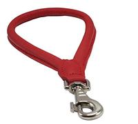 Dogs My Love - Correa de piel redonda para perro (33 cm de largo, 1,27 cm de diámetro)