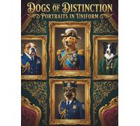 Dogs of Distinction: Portraits in Uniform: A Regal and Whimsical Dog-Themed Colouring Book for Adults and Older Children