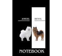 Dogs of Heaven / Hell”: Notebook For School, Office, Students, Teachers Assorted (6x9, 110 GRID Pages): A cute journal for writing, doodling and sketching (6x9, 100 Blank Pages)