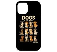 Dogs of The World Camiseta Razas de Perros Diseño Bonito Carcasa para iPhone 12/12 Pro