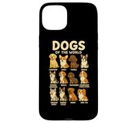 Dogs of The World Camiseta Razas de Perros Diseño Bonito Carcasa para iPhone 15 Plus