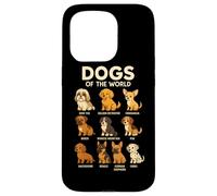Dogs of The World Camiseta Razas de Perros Diseño Bonito Carcasa para iPhone 15 Pro