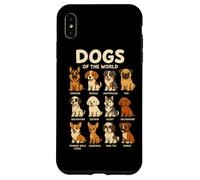 Dogs of The World Camiseta Razas de Perros Diseño Bonito Carcasa para iPhone XS MAX