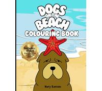 Dogs on the beach colouring book