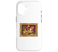 Dogs Playing Poker Public Domain Art TPA Funny Carcasa para iPhone 16