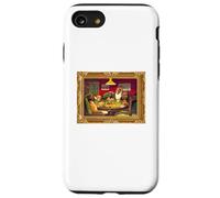 Dogs Playing Poker Public Domain Art TPA Funny Carcasa para iPhone SE (2020) / 7/8