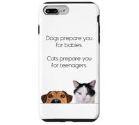 Dogs Prepare You For Babies - Cats Prepare You For Teenagers Carcasa para iPhone 7 Plus/8 Plus