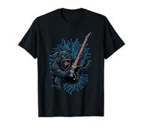Dogs Rock Tees Guitarra PC Scifi Geek Movie Mutt Rocks Camiseta