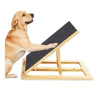 Dogs Scratch Board, Dog Nail Scratcher, 14.96x9.84x5.91in Foldable Wooden Pad, Nails Trimming Solution, Pet Claw Maintenance for Puppy & Senior Dogs, Grooming, Travel, Home, Outdoor Use