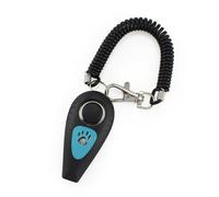 Dogs Training Clicker, 2 in 1 Pet Clicker and Whistle, Stainless Steel, ABS Behavior Aid with Wrist Strap, Silent Recall Device, Dog Whistle for Small Animals, Horses, and Birds, 2.56x1.18x0.79 Inches