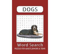 Dogs Word Search: 50+ Fun & Relaxing Brain Games for Dog Lovers | Word Search, Crosswords & Trivia to Boost Memory and Relieve Stress