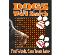 Dogs Word Search Puzzle Book - large print: Word Searches with Easy to Read Print about Dogs, Puppies, Breeds and More | 8.5x11 inches, 120 pages | 60 ... cozy vibes, and tails wagging by the pool!