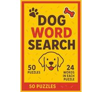 Dogs word search: Word Search Puzzle with Easy to Read Print about Dogs, Retriever, Maltese and More | 6x9 inches, 100 pages | 50 Puzzles ... Gift for Vacations and Holidays
