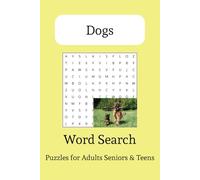 Dogs Words Search Puzzle Book: Words Searches with Easy to Read Print about Dogs, dog walking, dog lovers and More | 6x9 inches, 110 pages | 50+ Puzzles ... Gift for Vactions, Holidays Free Times