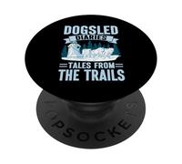Dogsled Diaries Historias de los senderos Mushing PopSockets PopGrip Adhesivo