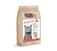 Dogs'n Tiger - Pienso seco para gatos, con pavo, pato y verduras, 77% de carne, rico en proteínas y equilibrado, sin azúcar, cereales y conservantes, 1,5 kg