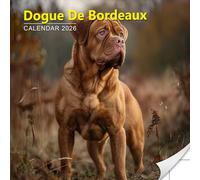 Dogue De Bordeaux Calendar 2026: Powerful and Gentle Giants with Wrinkled Charm
