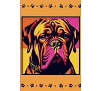 Dogue de Bordeaux notebook bright