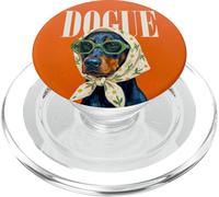 Dogue Doberman Fashion Dogs Portada de Revista Amante de los Perros PopSockets PopGrip para MagSafe
