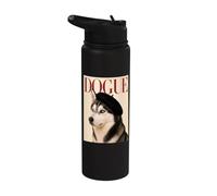 Dogue - Husky Siberiano Mamá Husky Amante Perro Papá Stainless Steel Insulated Water Bottle