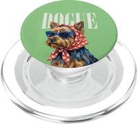 Dogue Yorkshire Fashion Dogs - Portada de Revista para Amantes de los Perros PopSockets PopGrip para MagSafe