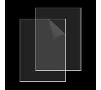 DOGUO Placa de Acrílico 92 x 125 cm con Película Protectora Placa Acrílico Transparente Resistente Al Agua y Fácil de Cortar para Decoración, Pantalla, Pintura, 3mm