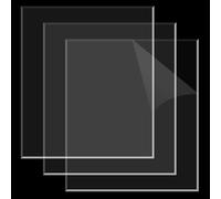 DOGUO Placa de Acrílico Transparente 55 x 110 cm Varios Tamaños Transparencia Láminas de Plástico Acrílico Alta Transmisión de Luz para Decoración, Pantalla, Pintura, 3mm