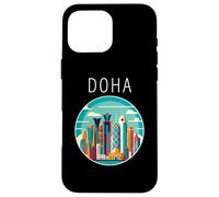 Doha Paisaje Art Deco Qatar Carcasa para iPhone 16 Pro MAX