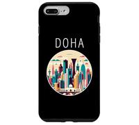 Doha Paisaje Art Deco Qatar Carcasa para iPhone 7 Plus/8 Plus