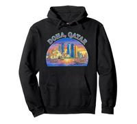 Doha Qatar Travel Souvenir City Monumento Turístico Regalo Sudadera con Capucha