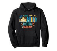 Doha Qatar Travel Souvenir City Monumento Turístico Regalo Sudadera con Capucha