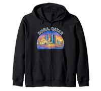 Doha Qatar Travel Souvenir City Monumento Turístico Regalo Sudadera con Capucha