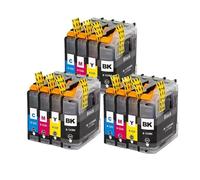 DOHAETCJQ Los Cartuchos de Impresora universales Son compatibles con Las impresoras LC123 MFC J4410DW DCP J4110DW J132W J152W J552DW y XL(3SET)