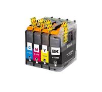 DOHAETCJQ Los Cartuchos de Impresora universales Son compatibles con Las impresoras LC123 MFC J4410DW DCP J4110DW J132W J152W J552DW y XL(1SET)